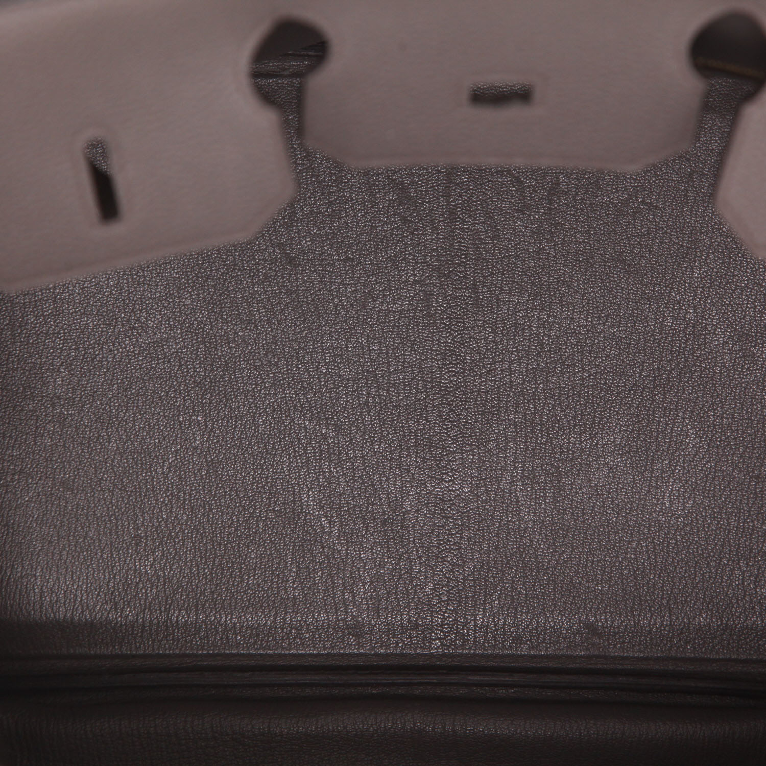 Bolso de mano Hermès  Birkin 35 cm en cuero togo gris - Detail D3