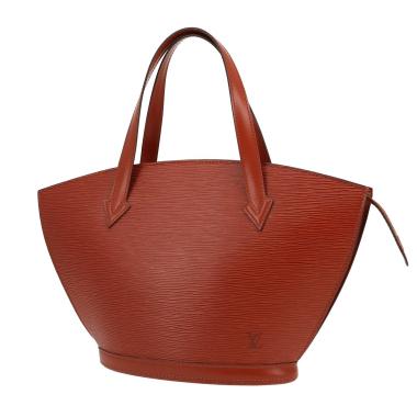 Bolso de mano Louis Vuitton  Saint Jacques en cuero Epi marrón