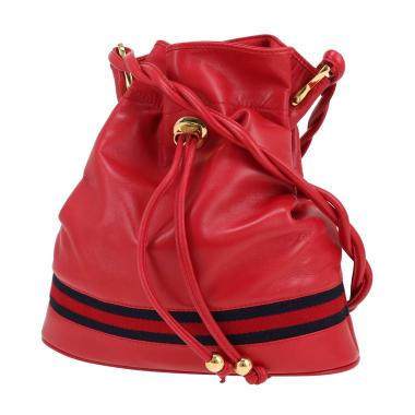 Bolso de mano Gucci   en cuero rojo