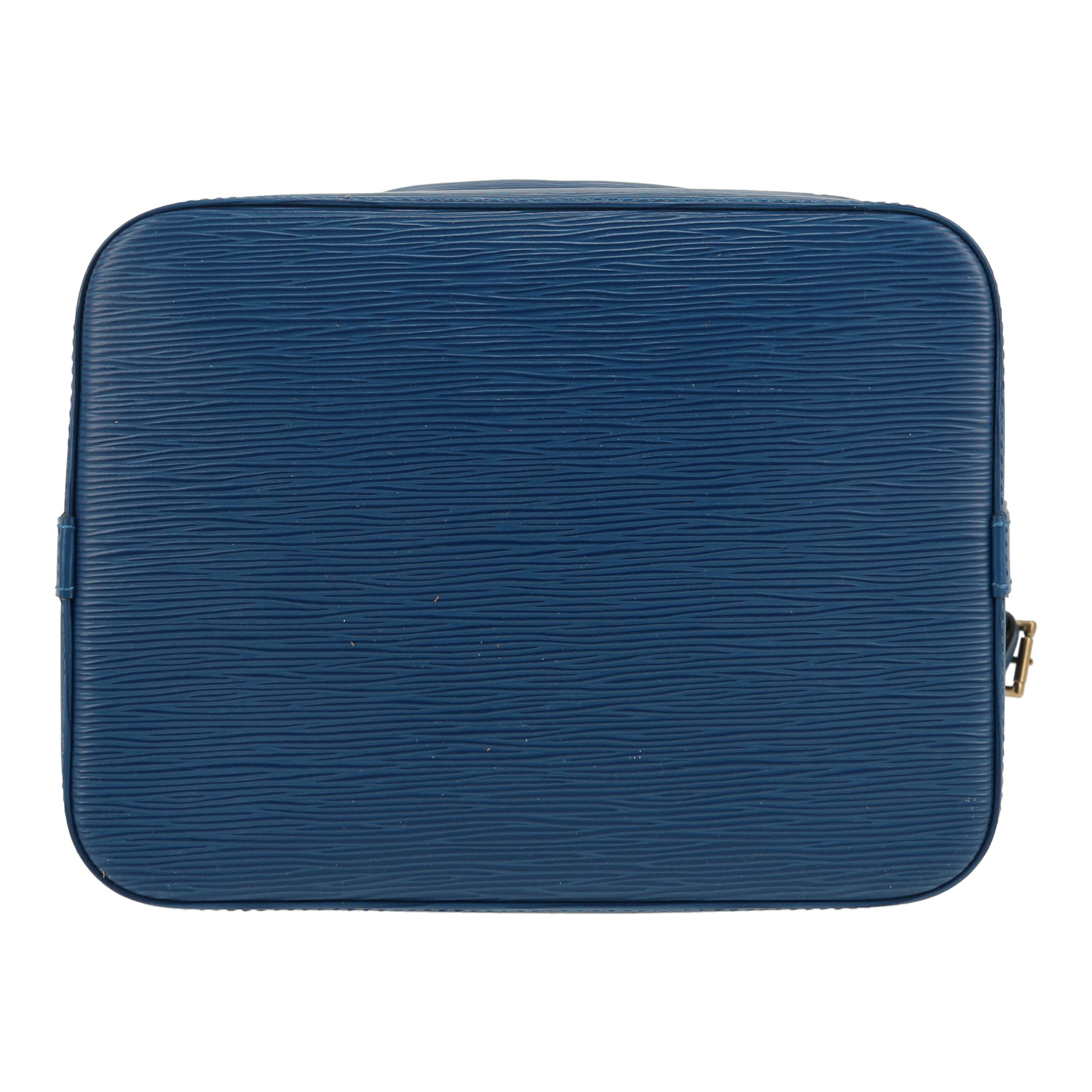 Borsa Louis Vuitton  Noé in pelle Epi blu - Detail D1