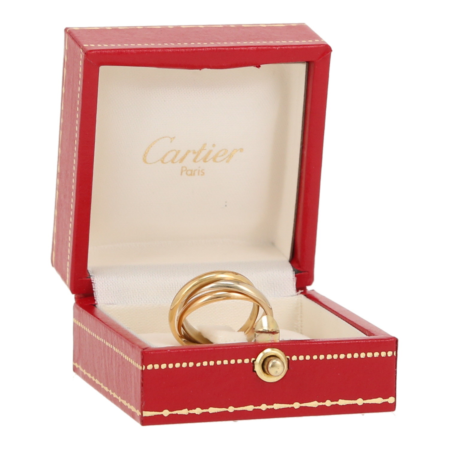 Cartier Trinity small model ring in 3 golds, size 49 - Detail D2