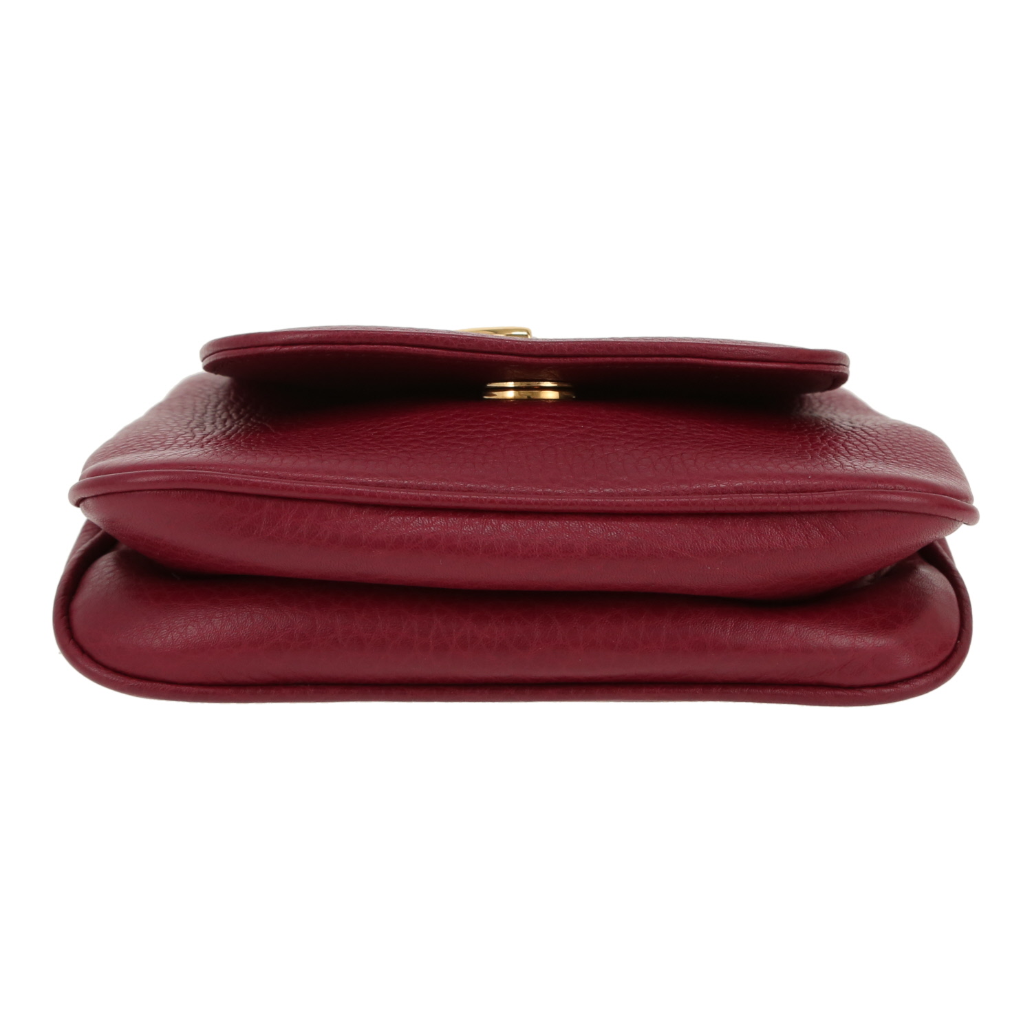 Gucci   shoulder bag  in burgundy leather - Detail D1