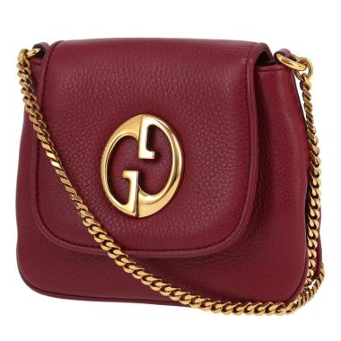 Borsa a tracolla Gucci   in pelle bordeaux