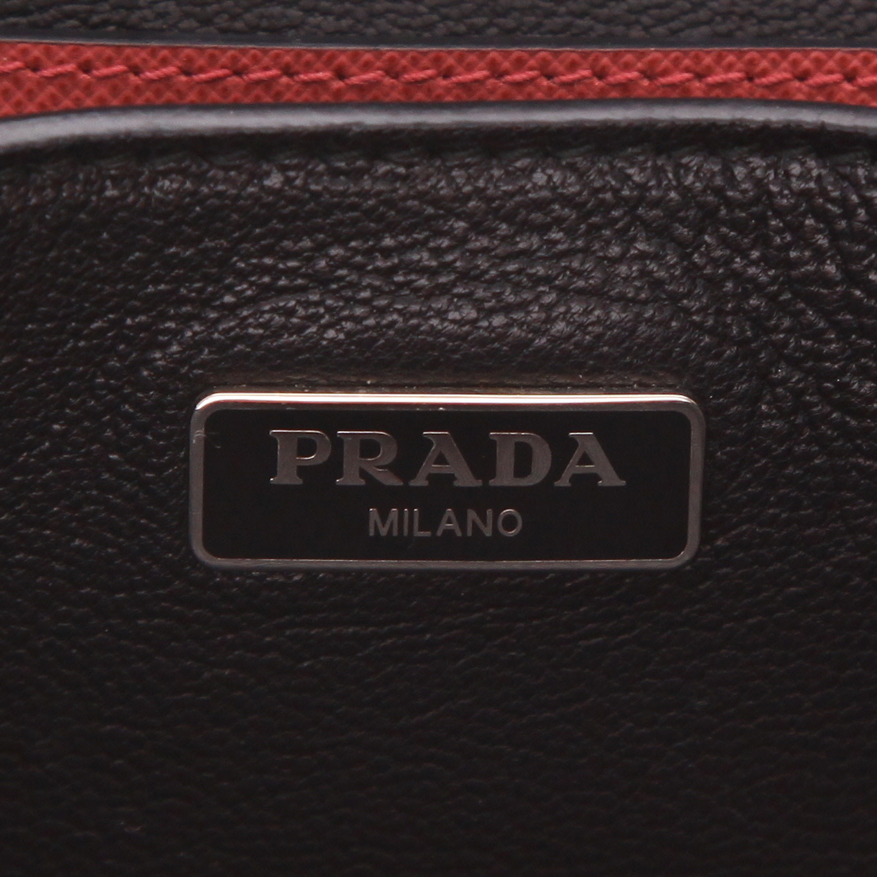 Borsa a tracolla Prada   in pelle saffiano rosa - Detail D2