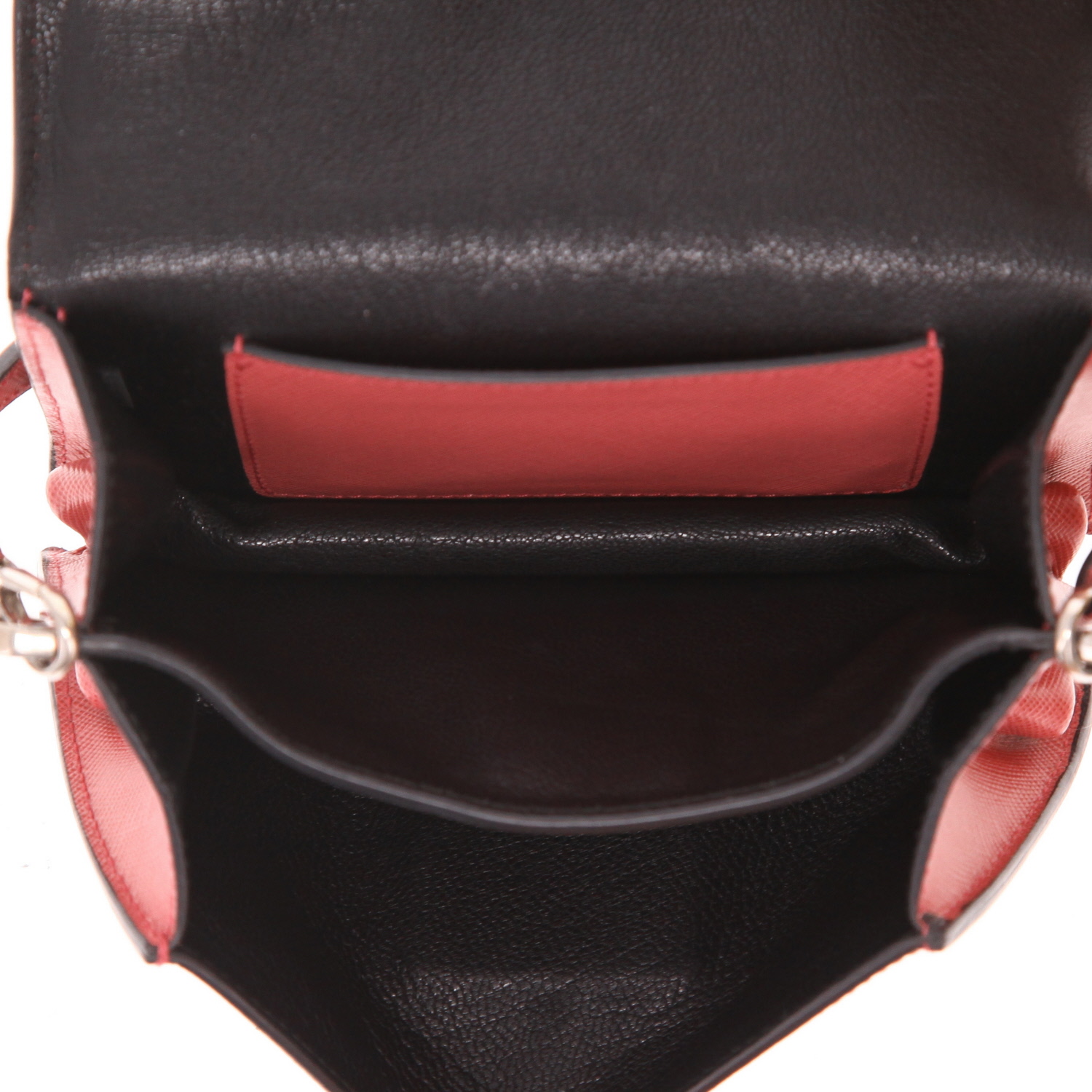 Borsa a tracolla Prada   in pelle saffiano rosa - Detail D3