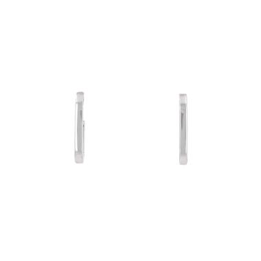 Paire de boucles d'oreilles Dinh Van Maillons en or blanc