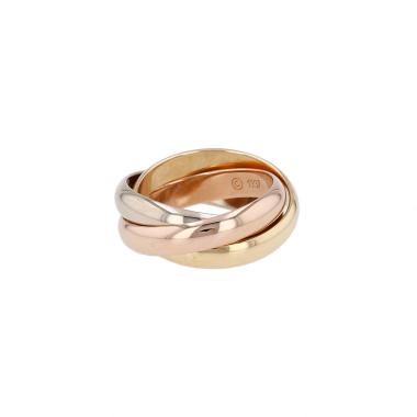 Anello Cartier Trinity Vintage modello medio in 3 ori