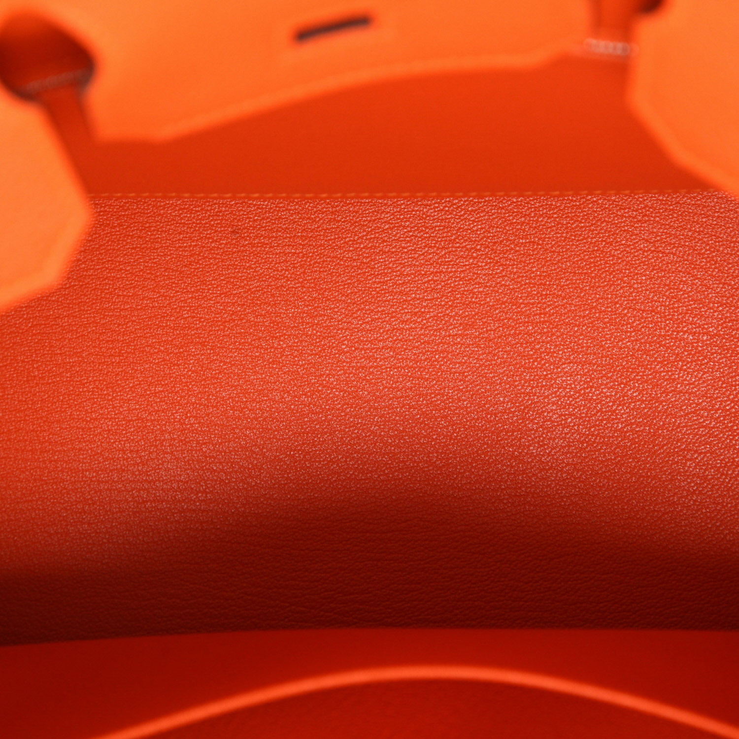 Hermès  Birkin 30 cm handbag  in orange togo leather - Detail D3