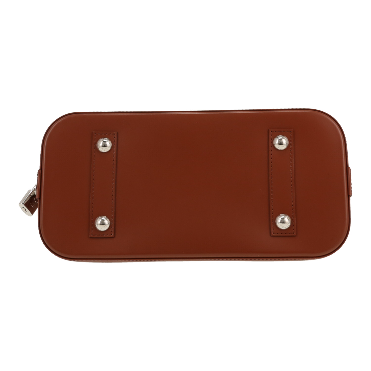 Borsa Louis Vuitton  Alma in pelle Epi marrone - Detail D1