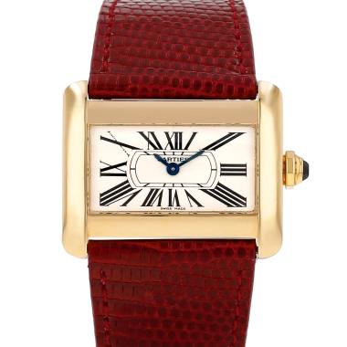 Reloj Cartier Tank Divan de oro amarillo Ref: Cartier - 2601  Circa 2000