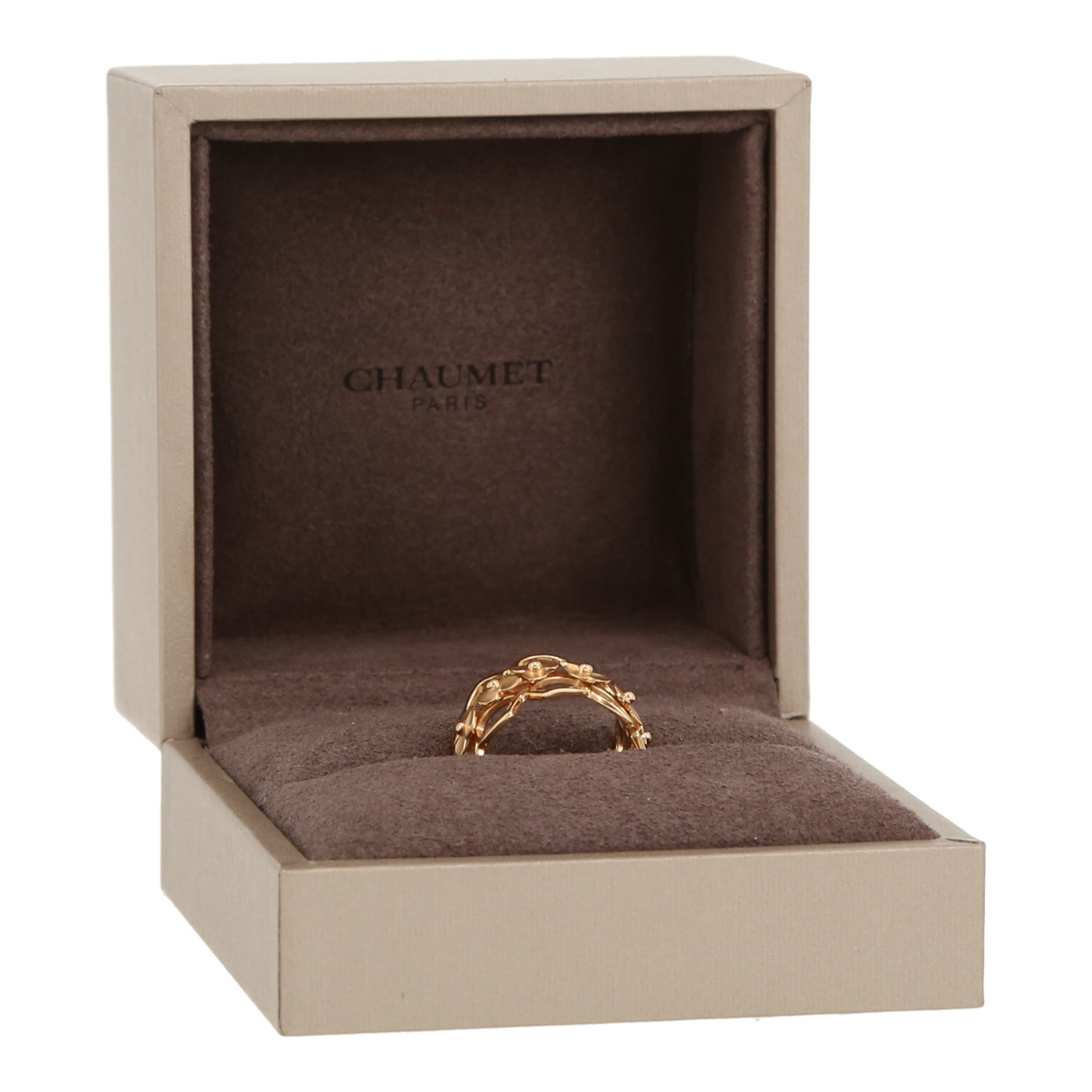Chaumet Hortensia ring in yellow gold - Detail D2