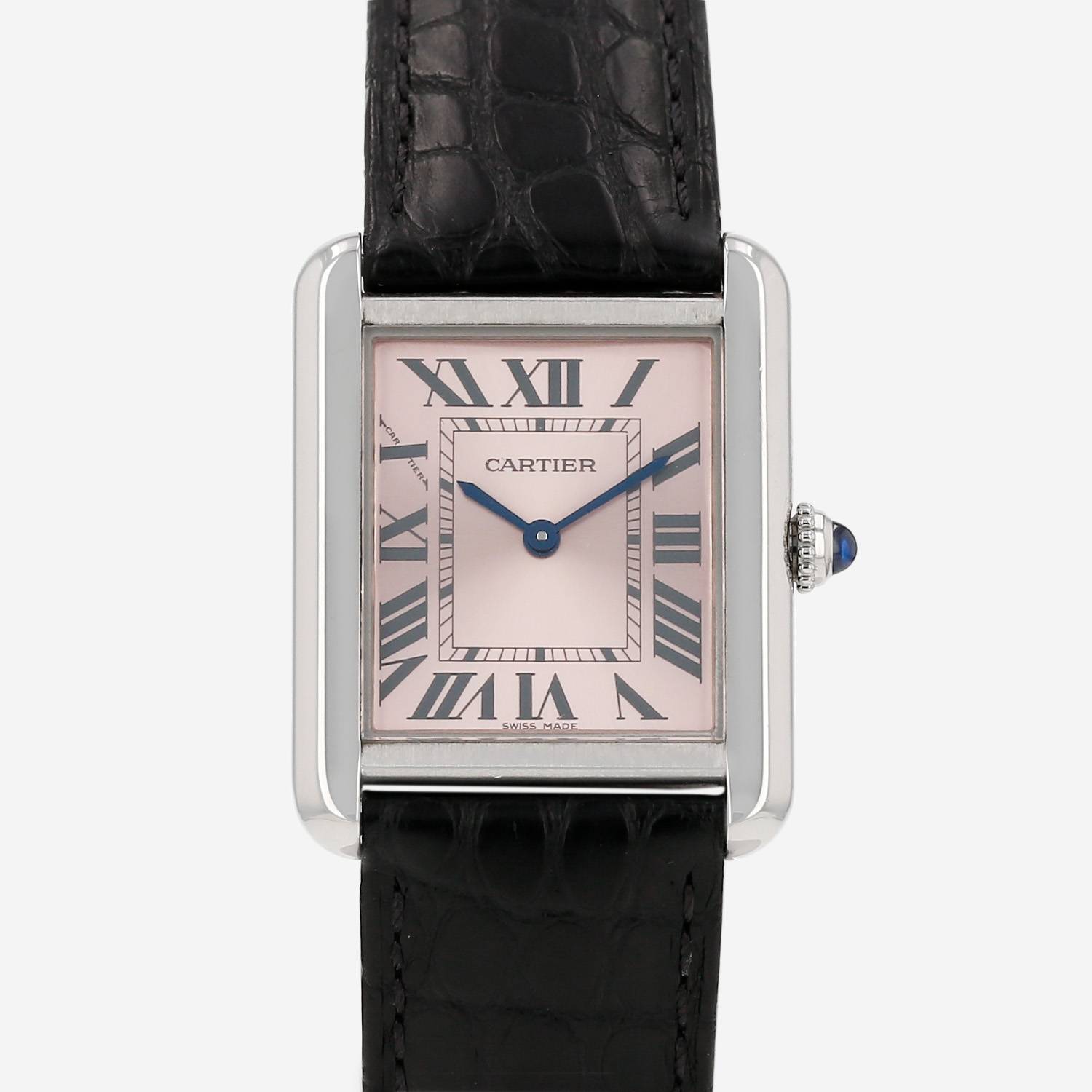 Reloj Cartier Tank Solo de acero Ref: Cartier - 3170  Circa 2010