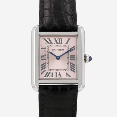 Orologio Cartier Tank Solo in acciaio Ref: Cartier - 3170  Circa 2010