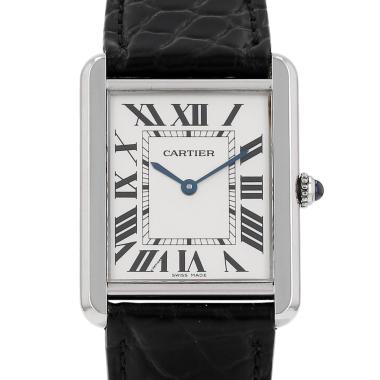 Reloj Cartier Tank Solo modelo grande  de acero Ref: Cartier - 2715  Circa 2010