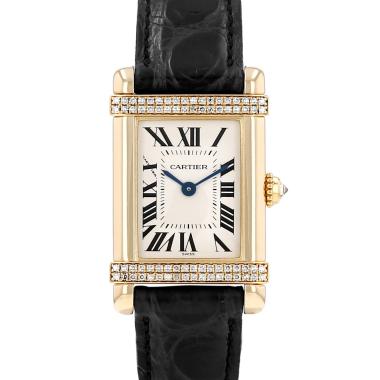 Montre Cartier Tank Chinoise en or jaune Ref: Cartier - 2305  Vers 1990