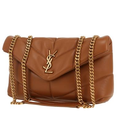 Saint Laurent  Toy small model  shoulder bag  in havana brown quilted leather
