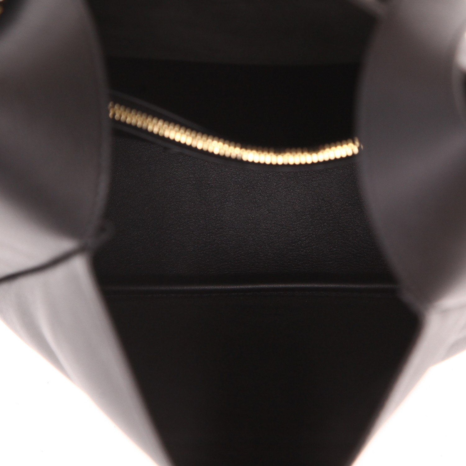 Sac à main Saint Laurent  5 à 7 petit modèle  en cuir noir - Detail D3