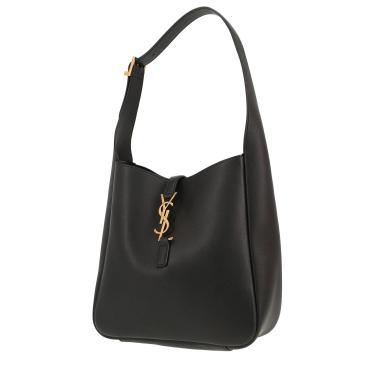 Sac à main Saint Laurent  5 à 7 petit modèle  en cuir noir