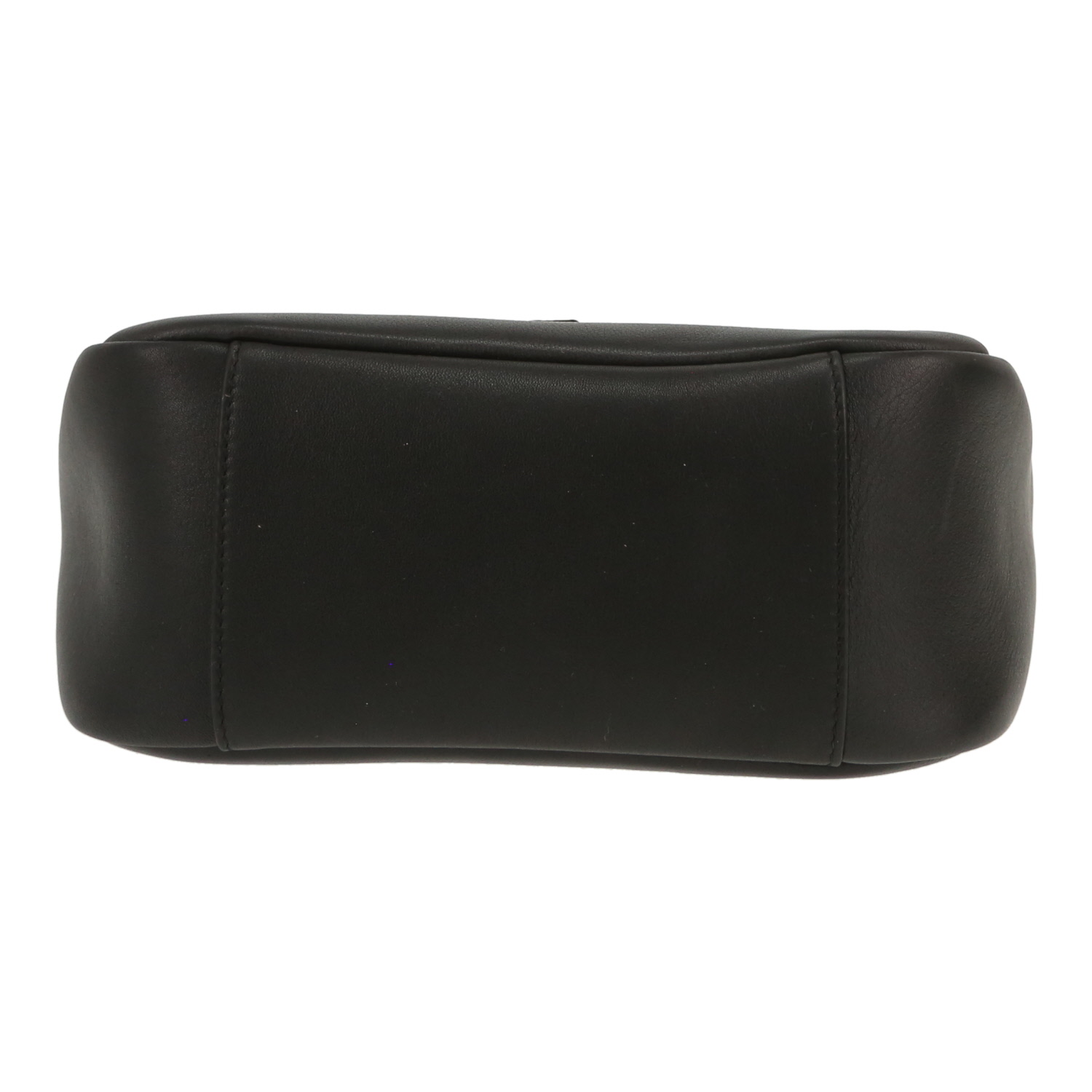 Sac à main Saint Laurent  5 à 7 petit modèle  en cuir noir - Detail D1