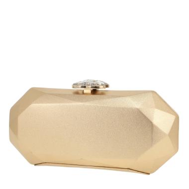 Pochette Chanel   in pelle dorata