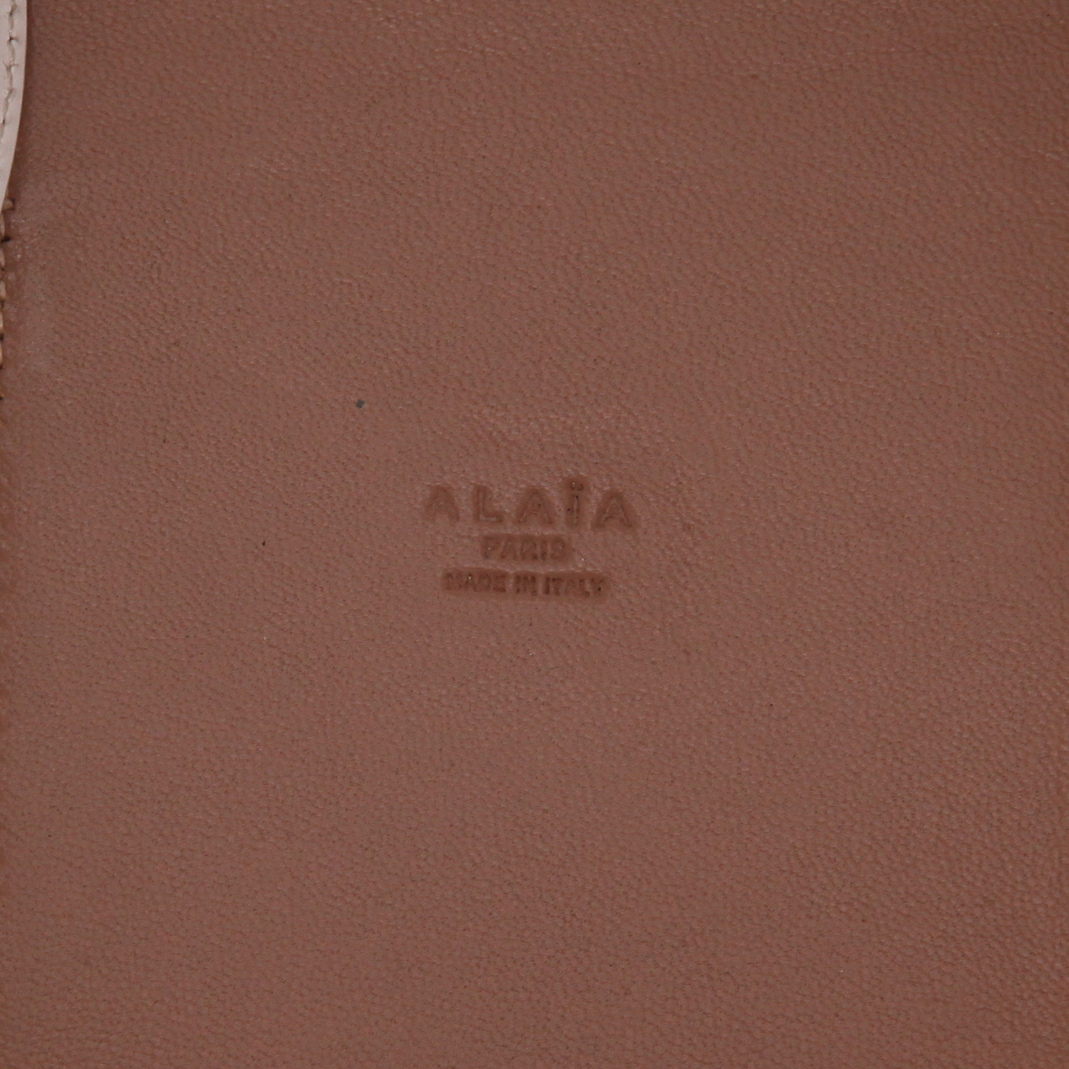 Sac à main Alaïa  Mina en cuir ajouré blanc - Detail D2