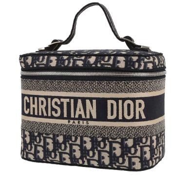 Beauty Dior  Vanity in tessuto a monogramma Oblique blu marino