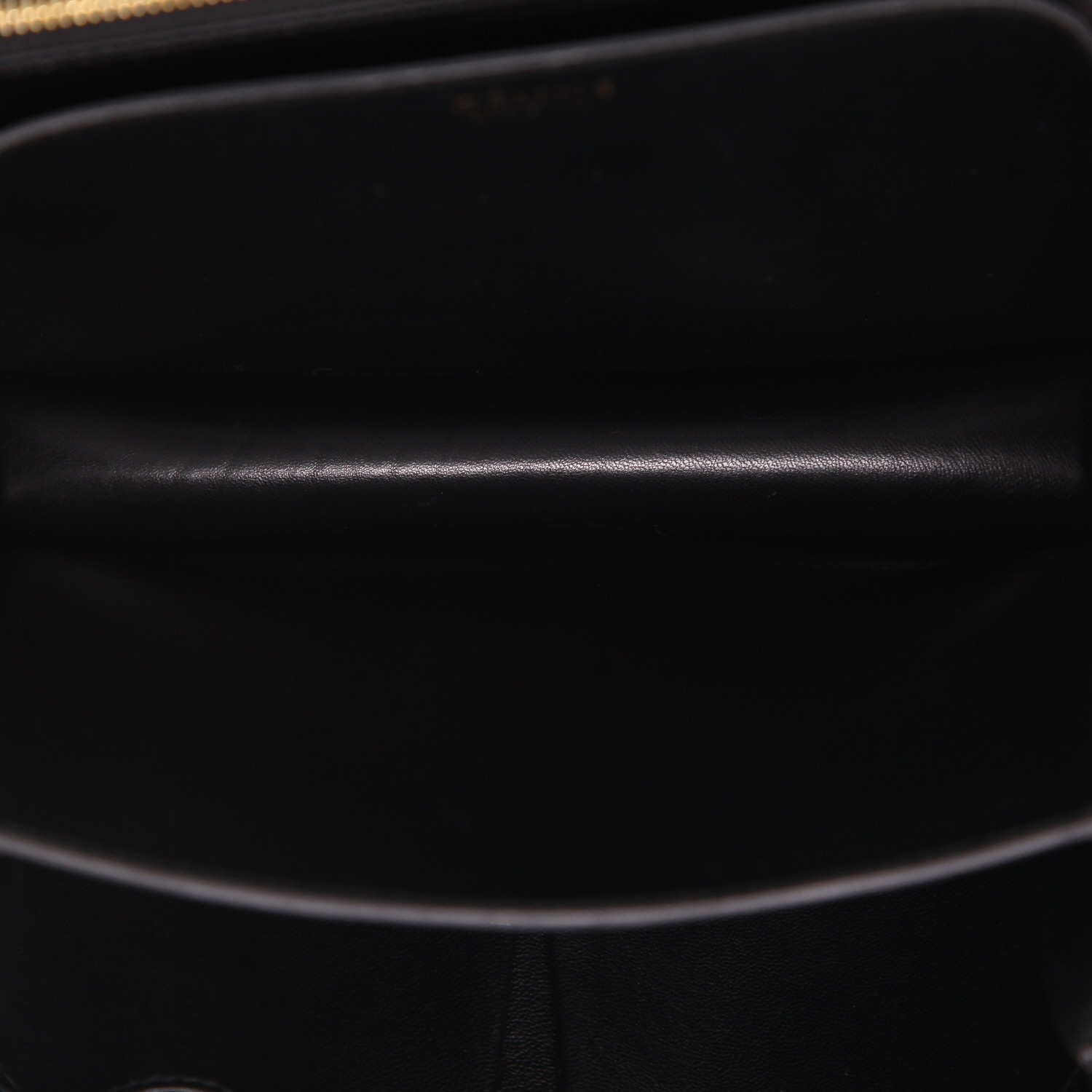 Borsa a tracolla Celine  Classic Box in galuchat grigia e pelle nera - Detail D3
