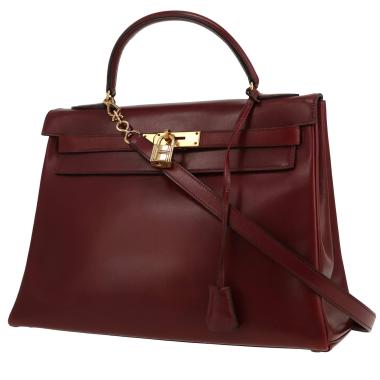 Sac à main Hermès  Kelly 32 cm en cuir box rouge H