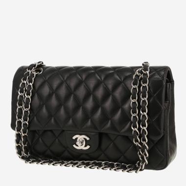 Chanel  Timeless Classic handbag  in black quilted leather