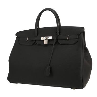 Borsa Hermès  Birkin 40 cm in pelle togo nera