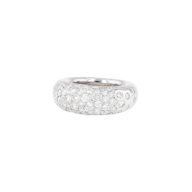 Bague Chaumet Anneau en or blanc et diamants