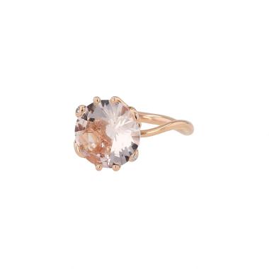 Bague Dior Oui en or rose et morganite