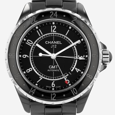 Montre Chanel J12 en céramique et acier Vers 2010
