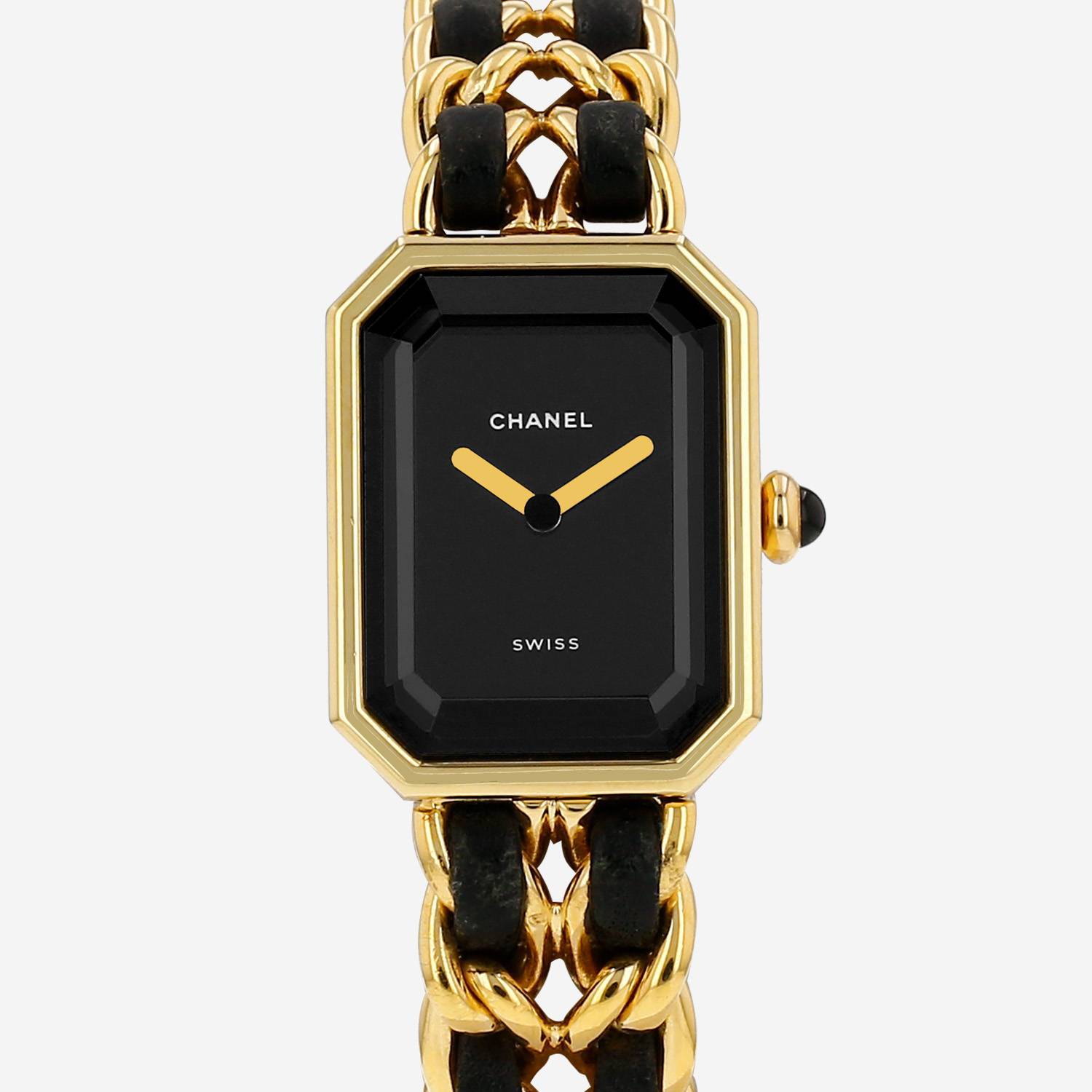 Orologio Chanel Première taglia XL  in oro placcato Circa 1990