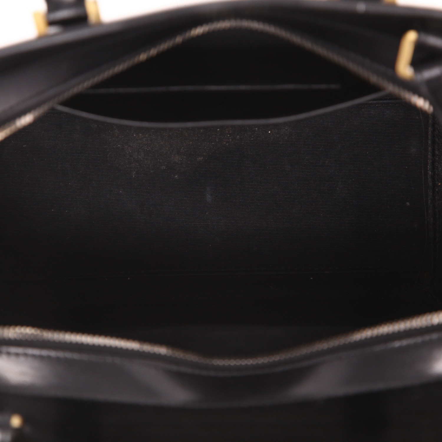 Bolso de mano Saint Laurent   en cuero negro - Detail D3