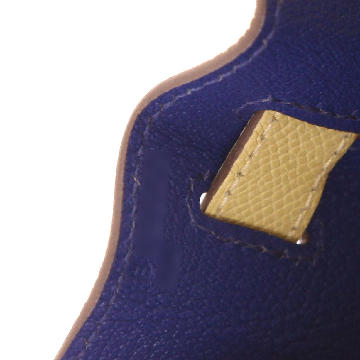 Borsa Hermès  Kelly 28 cm in pelle Epsom Jaune Poussin - Detail D4