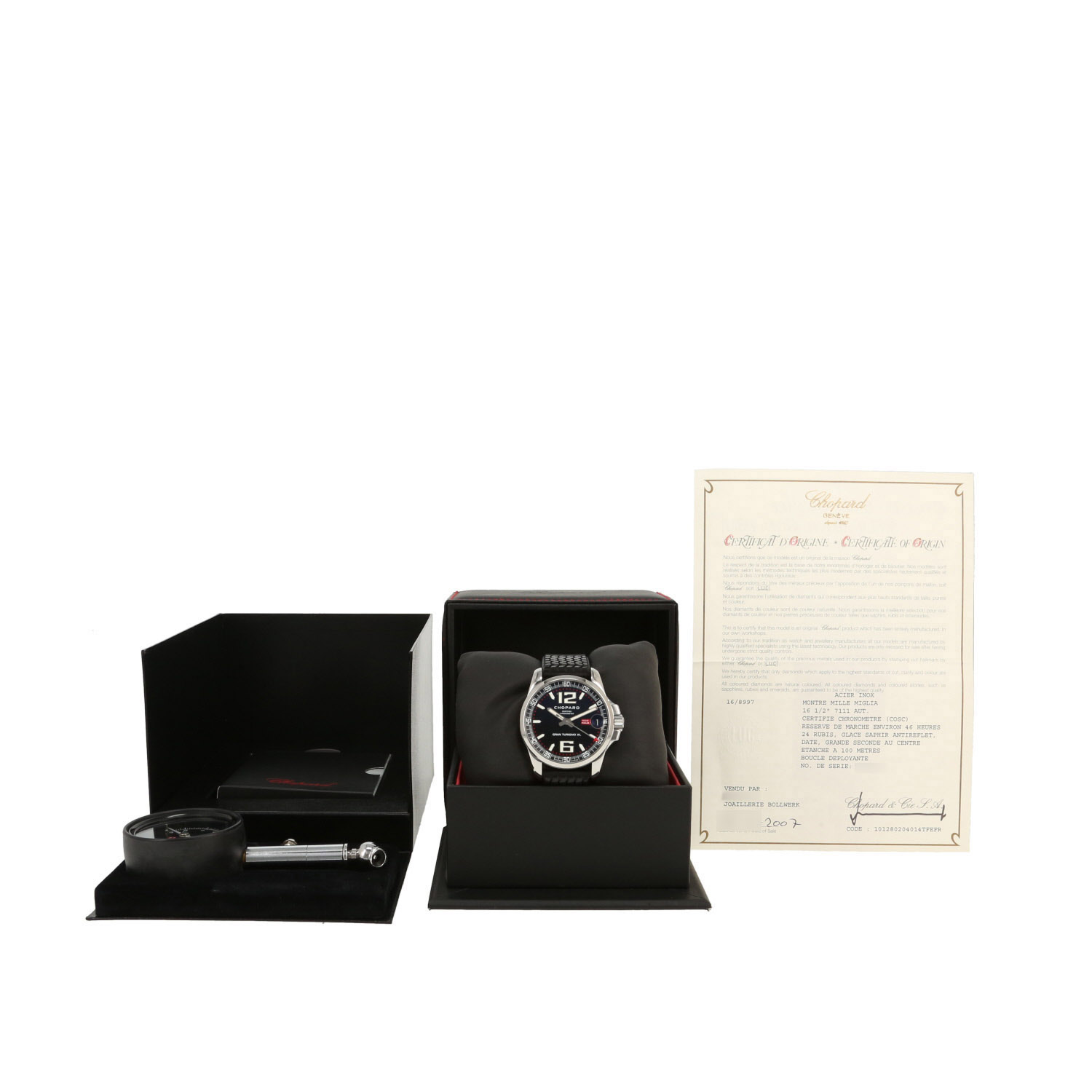 Chopard Mille Miglia-Gran Turismo watch in steel, Ref: Chopard - 8997, circa 2007