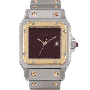 Reloj Cartier Santos de oro y acero Ref: Cartier - 2961  Circa 1990