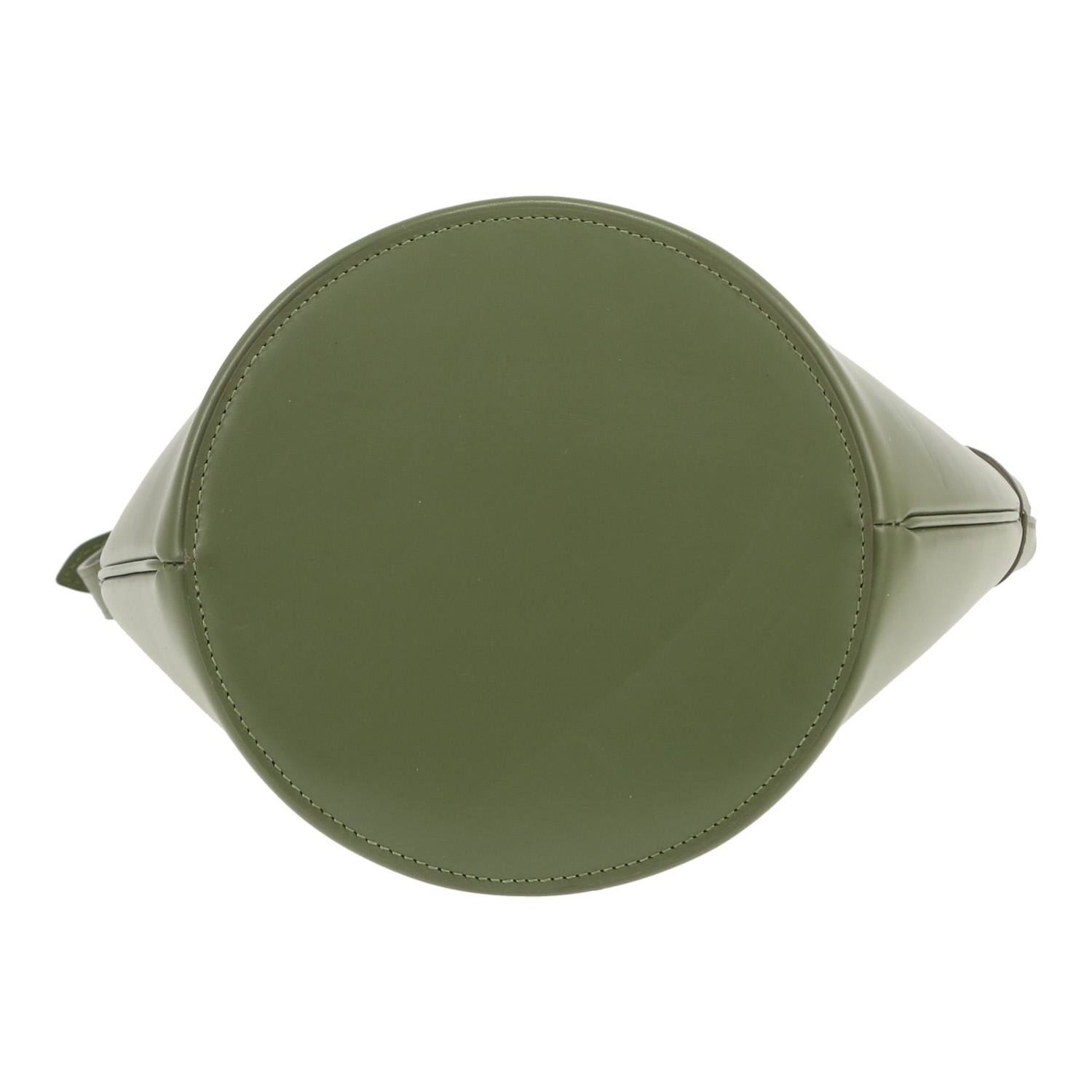 Bolso bandolera Celine  Crécy en cuero verde - Detail D1