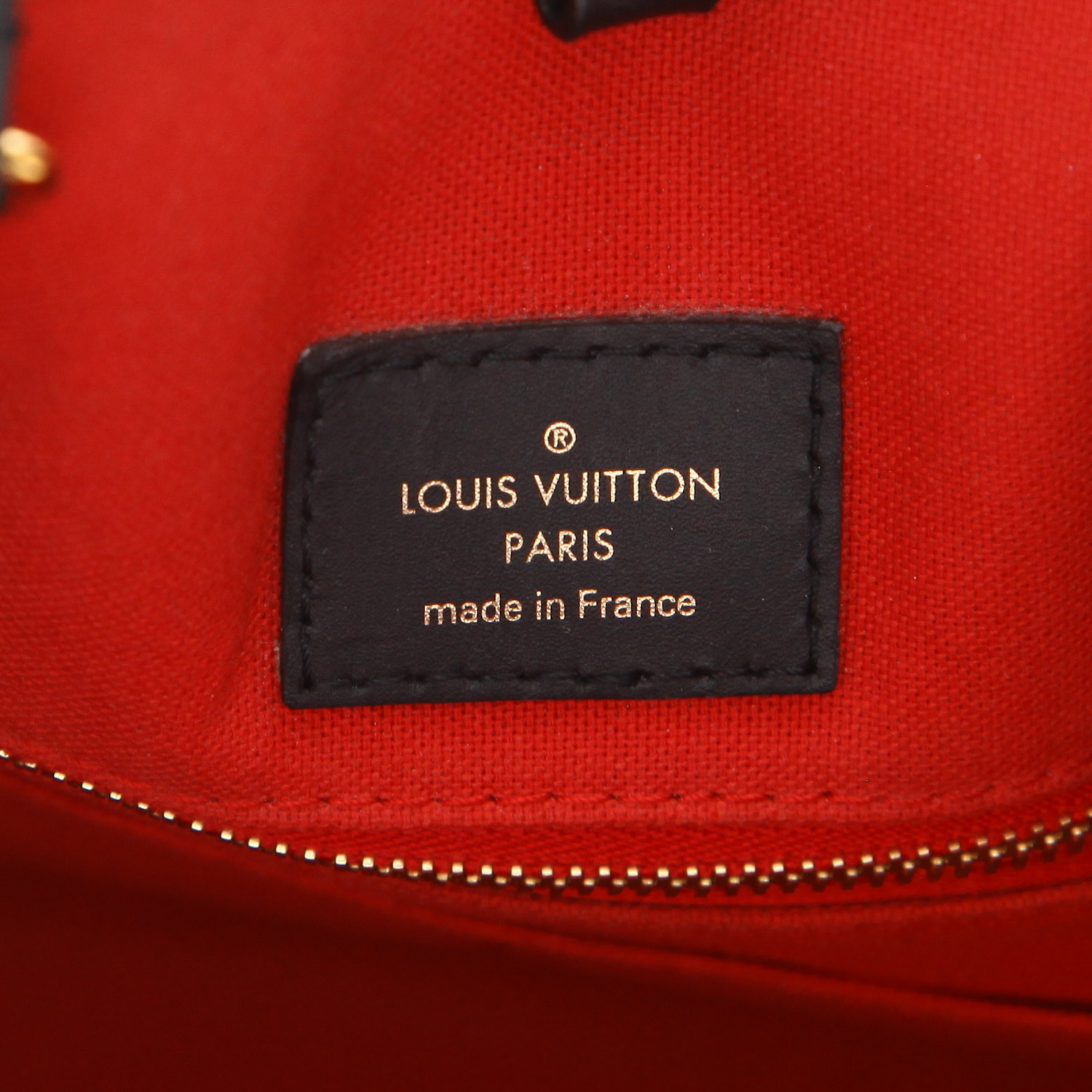 Shopping bag Louis Vuitton  Onthego modello medio  in tela monogram marrone - Detail D2