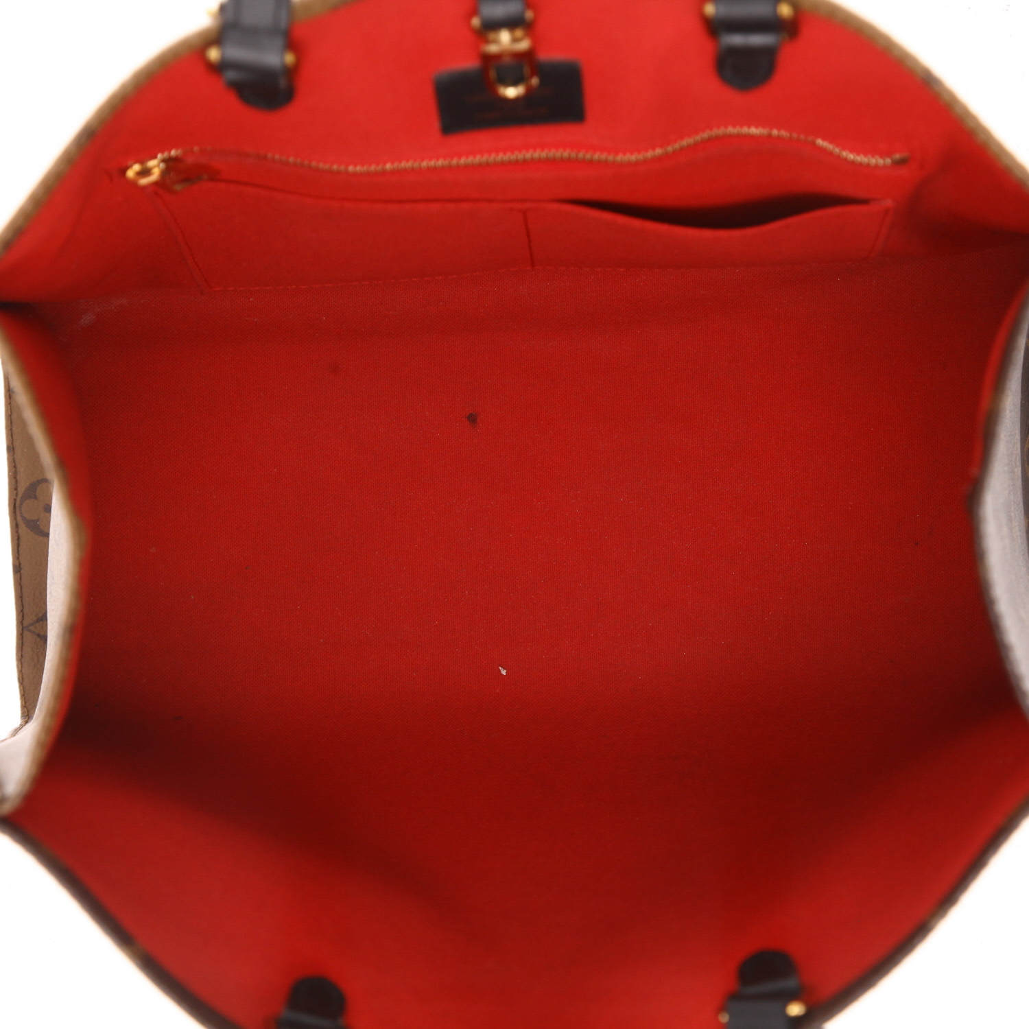 Shopping bag Louis Vuitton  Onthego modello medio  in tela monogram marrone - Detail D3