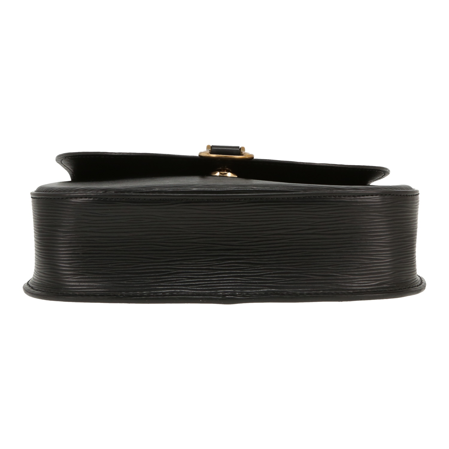Louis Vuitton Saint Cloud shoulder bag in Noir Épi leather - Detail D1
