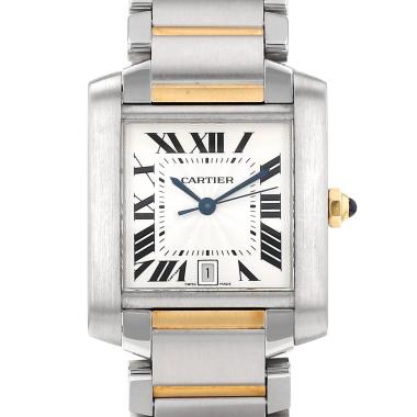 Reloj Cartier Tank Française de oro y acero Ref: Cartier - 2302  Circa 2000