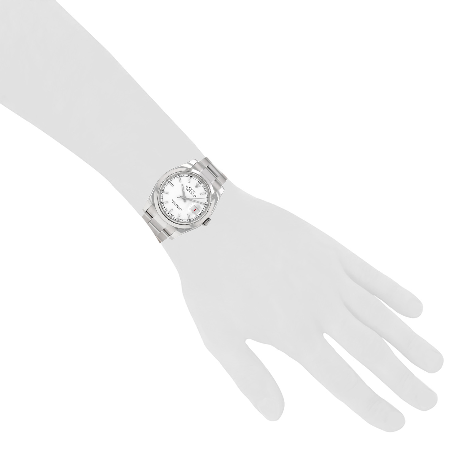 Rolex Datejust steel watch, Ref: Rolex - 116200  Circa 2019 - Detail D1
