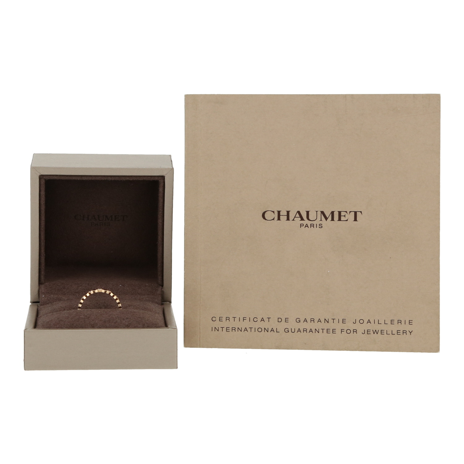 Sortija Chaumet Bee my Love de oro amarillo y diamantes - Detail D2