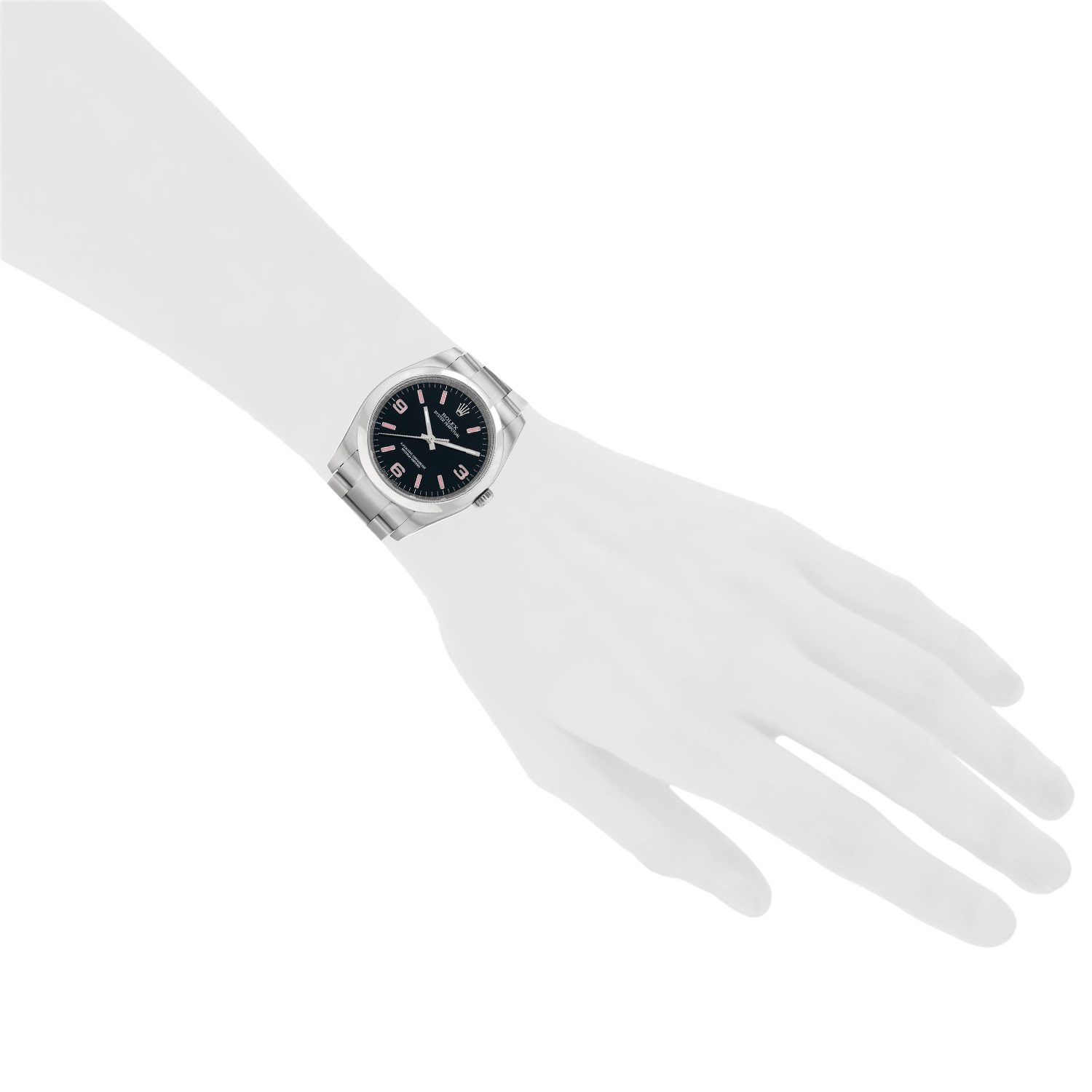 Montre Rolex Oyster Perpetual en acier Ref: Rolex - 116000  Vers 2017 - Detail D1