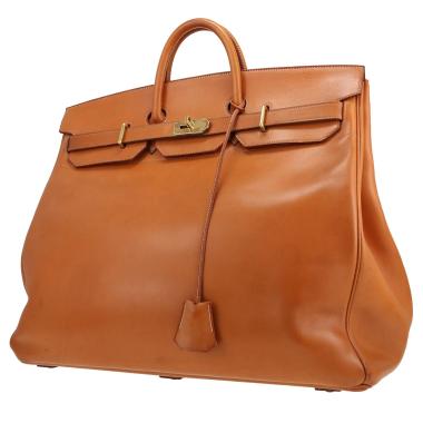 Bolsa de viaje Hermès  Haut à Courroies en cuero natural