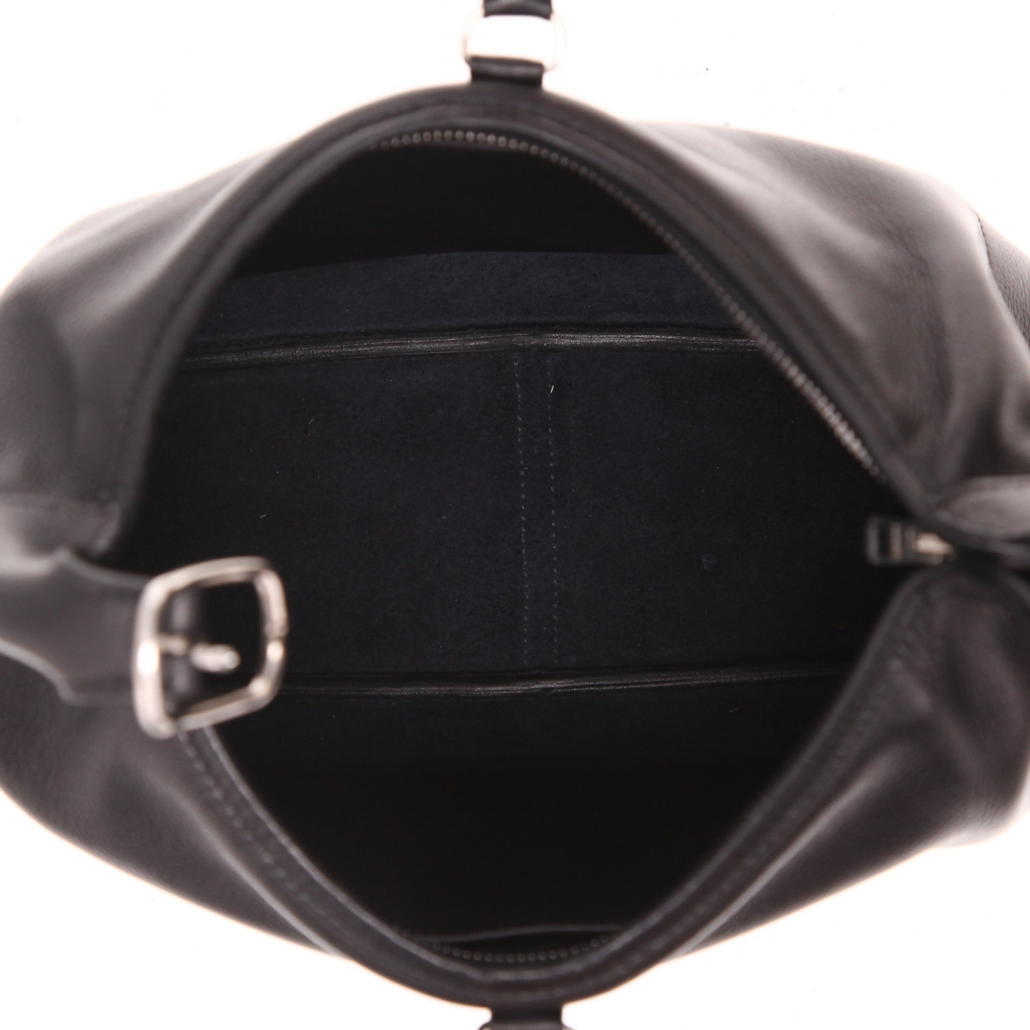 Borsa Hermès  Trim in pelle Evercolor nera - Detail D3