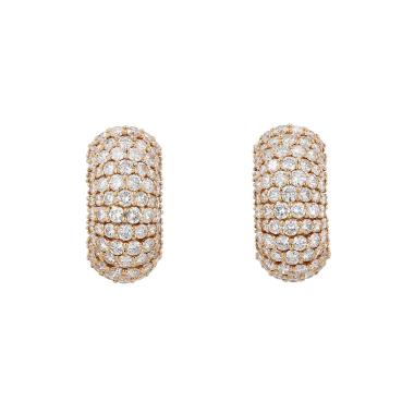 Orecchini Boucheron  in oro giallo e diamanti