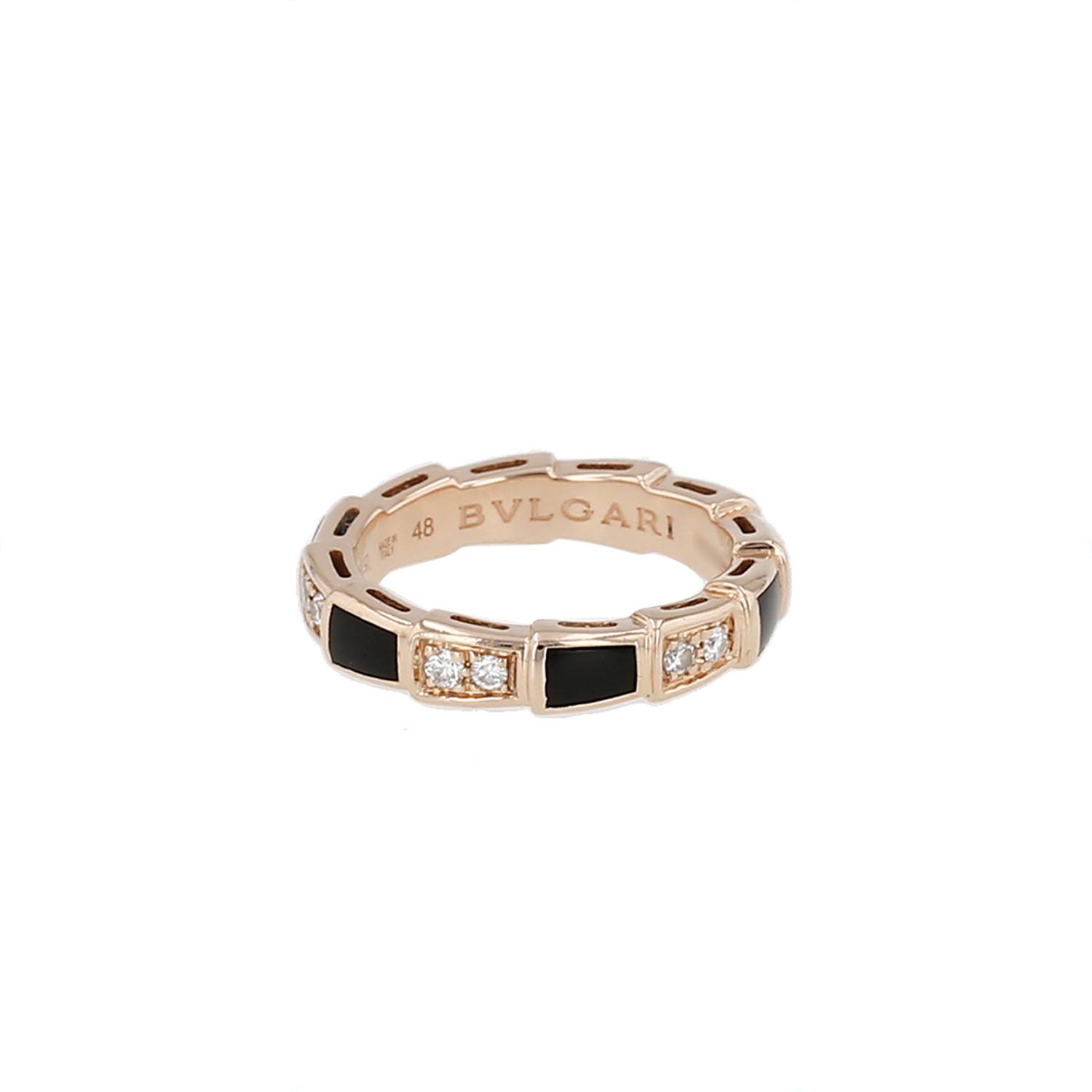Bague Bulgari Serpenti Viper or rose diamants occasion Bague Bulgari Serpenti Viper or rose diamants occasion
